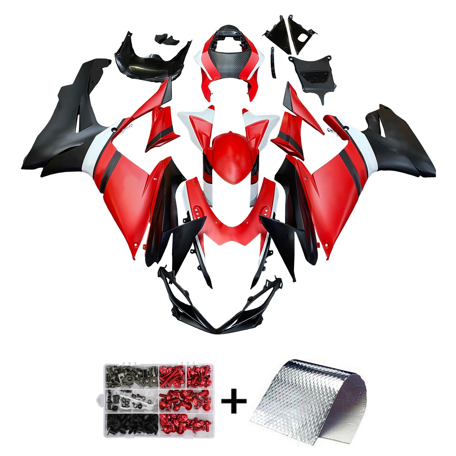 2011-2024 Suzuki GSXR 600/750 K11 Amotopart Injection Fairing Kit Bodywork Plastic ABS #101