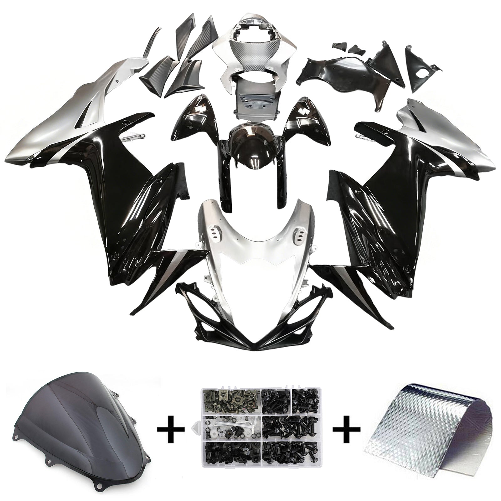 2011-2024 Suzuki GSXR 600/750 K11 Amotopart Injection Fairing Kit Bodywork Plastic ABS #101