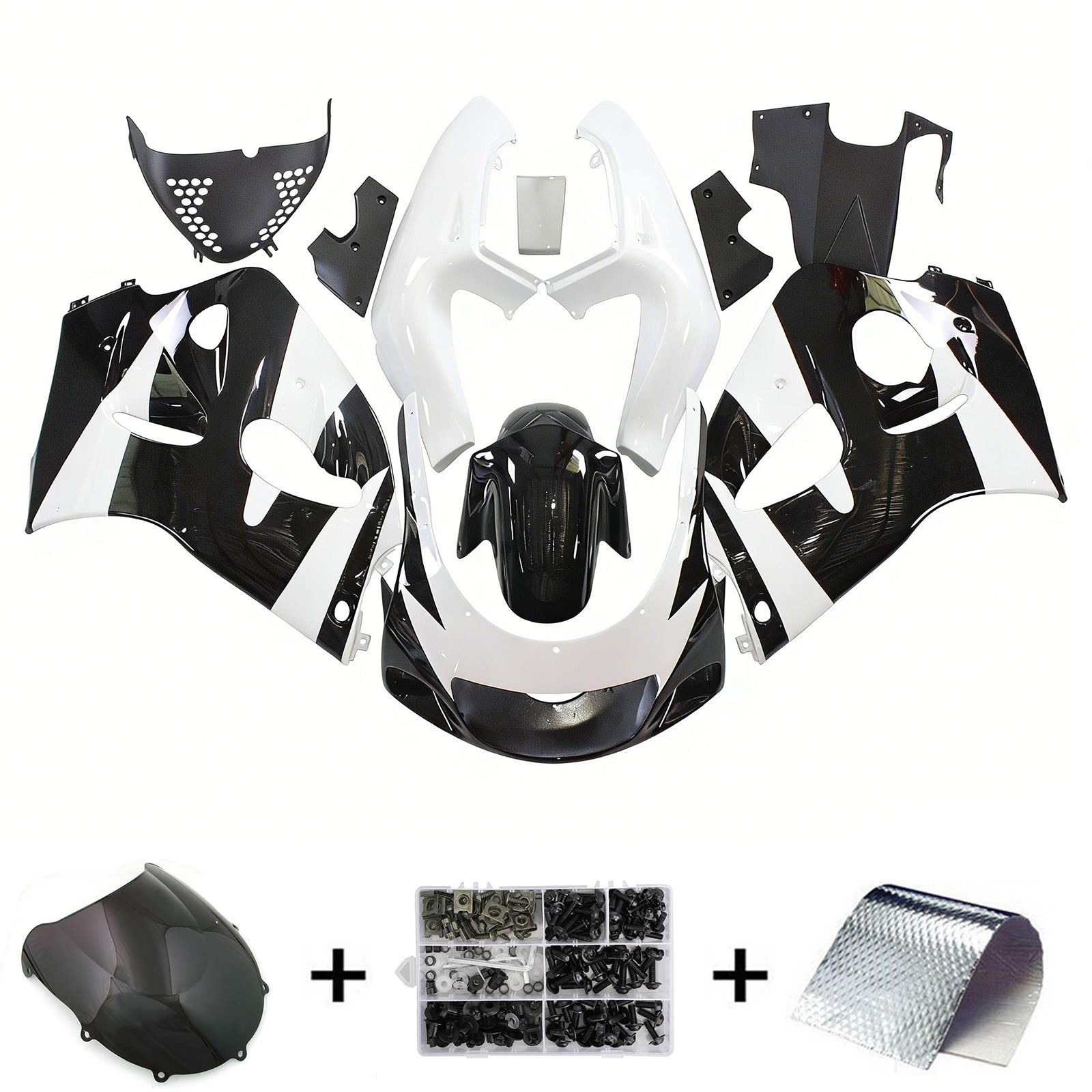 1996-2000 Suzuki GSXR 600/750 Amotopart Injection Fairing Kit Bodywork Plastic ABS #104