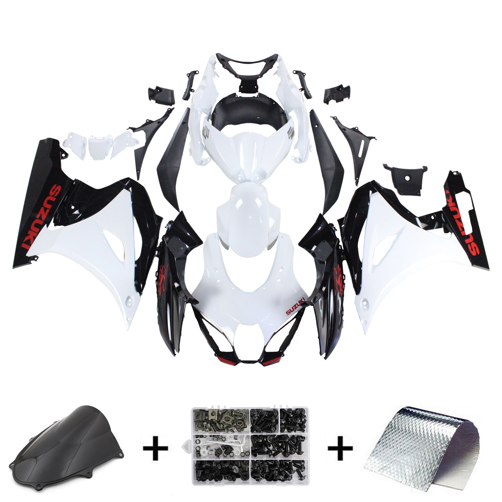 2017-2025 Suzuki GSXR1000 K17 Injection Fairing Kit Bodywork Plastic ABS #101