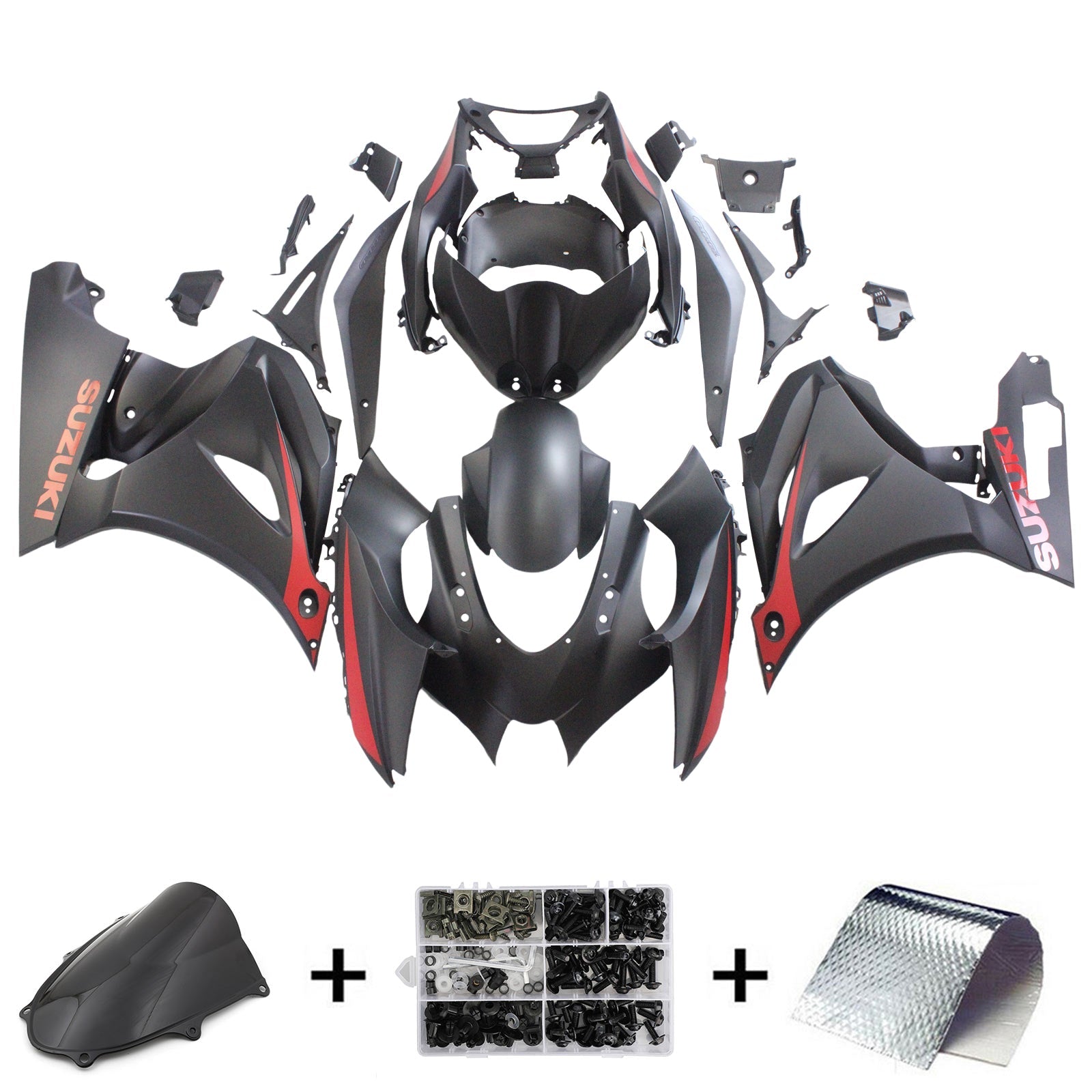 2017-2025 Suzuki GSXR1000 K17 Injection Fairing Kit Bodywork Plastic ABS #101