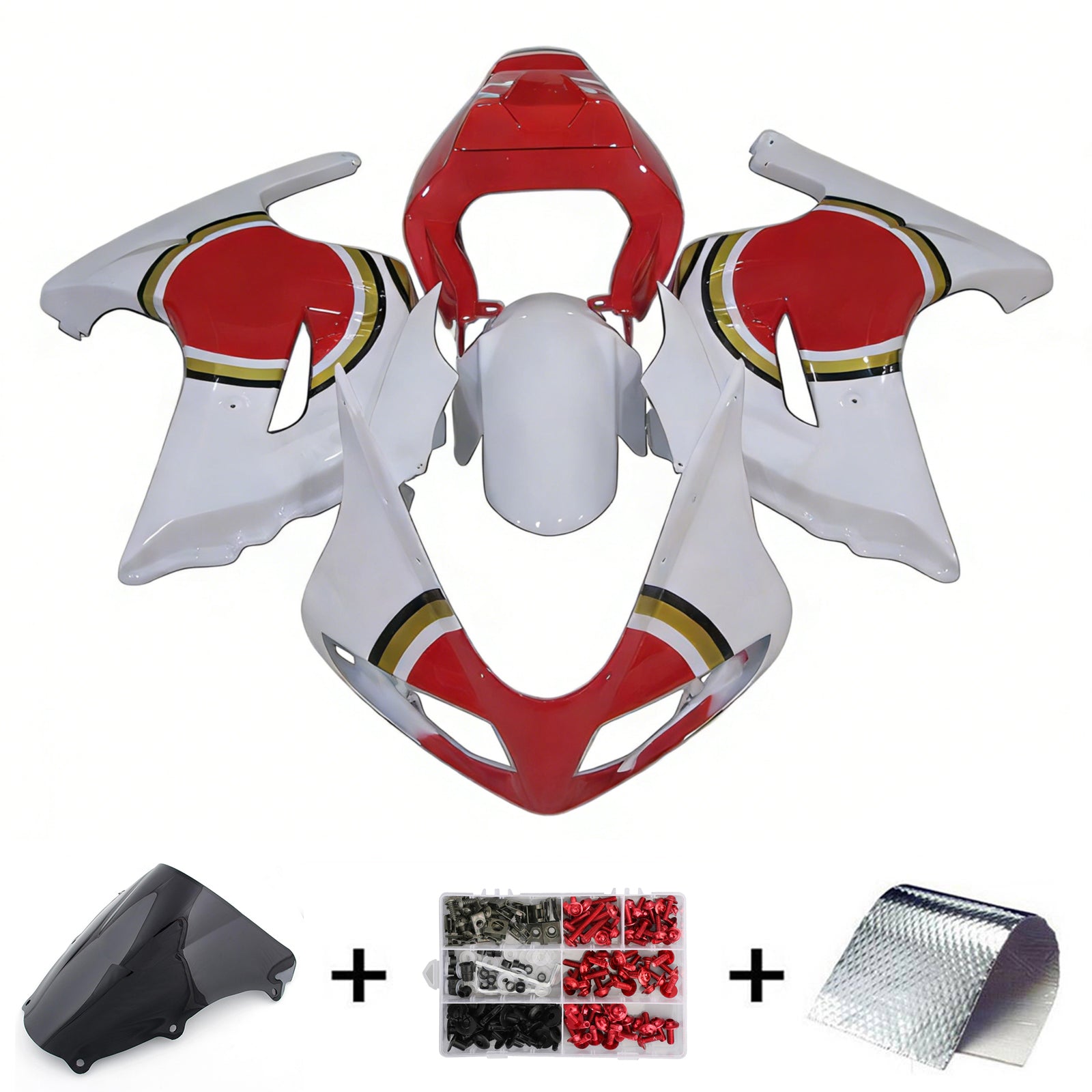 2003-2013 Suzuki SV650 Amotopart Injection Fairing Kit Bodywork Plastic ABS #101