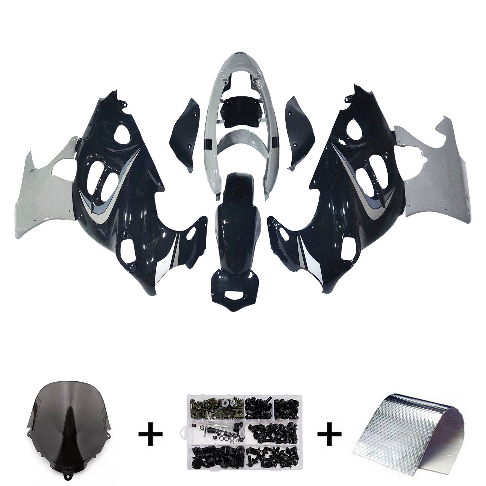 2005-2006 Suzuki Katana GSXF600 GSXF750 Amotopart Injection Fairing Kit Bodywork #110