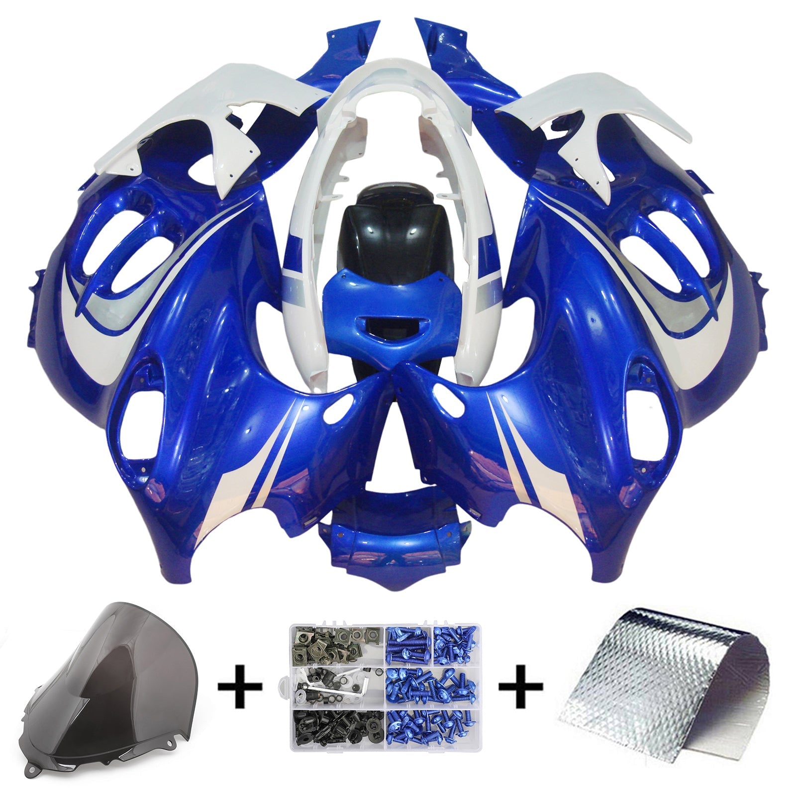 2005-2006 Suzuki Katana GSXF600 GSXF750 Amotopart Injection Fairing Kit Bodywork #113