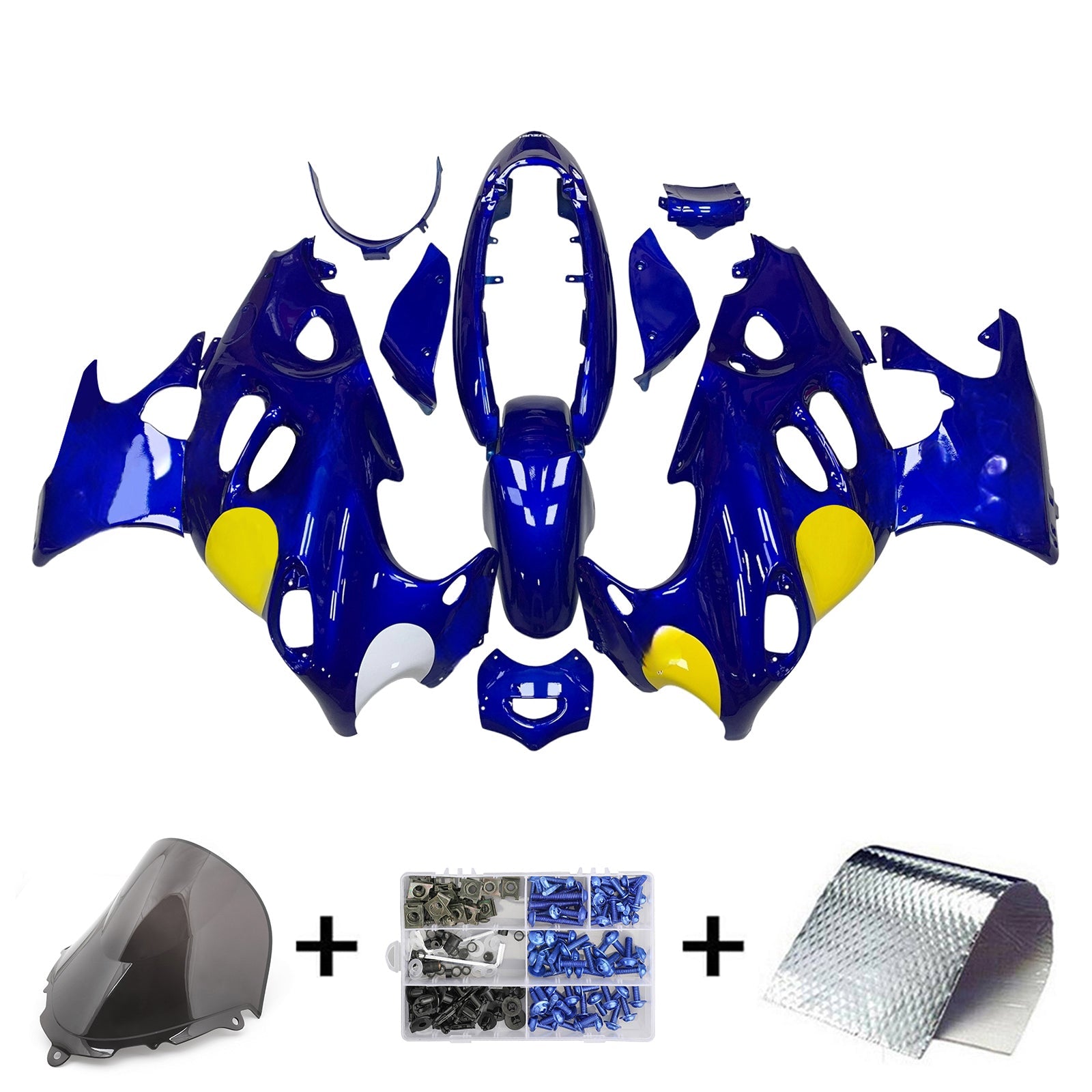 2005-2006 Suzuki Katana GSXF600 GSXF750 Injection Fairing Kit Bodywork #118