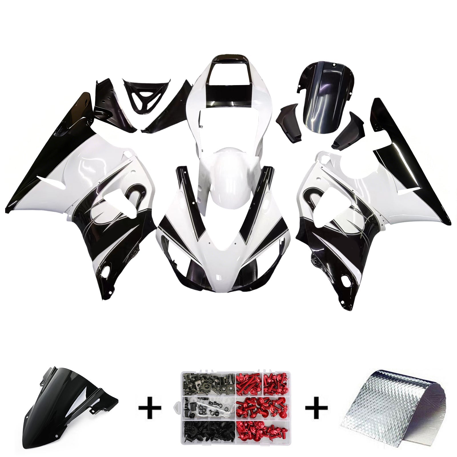 1998-1999 Yamaha YZF 1000 R1 Injection Fairing Kit Bodywork Plastic ABS #108