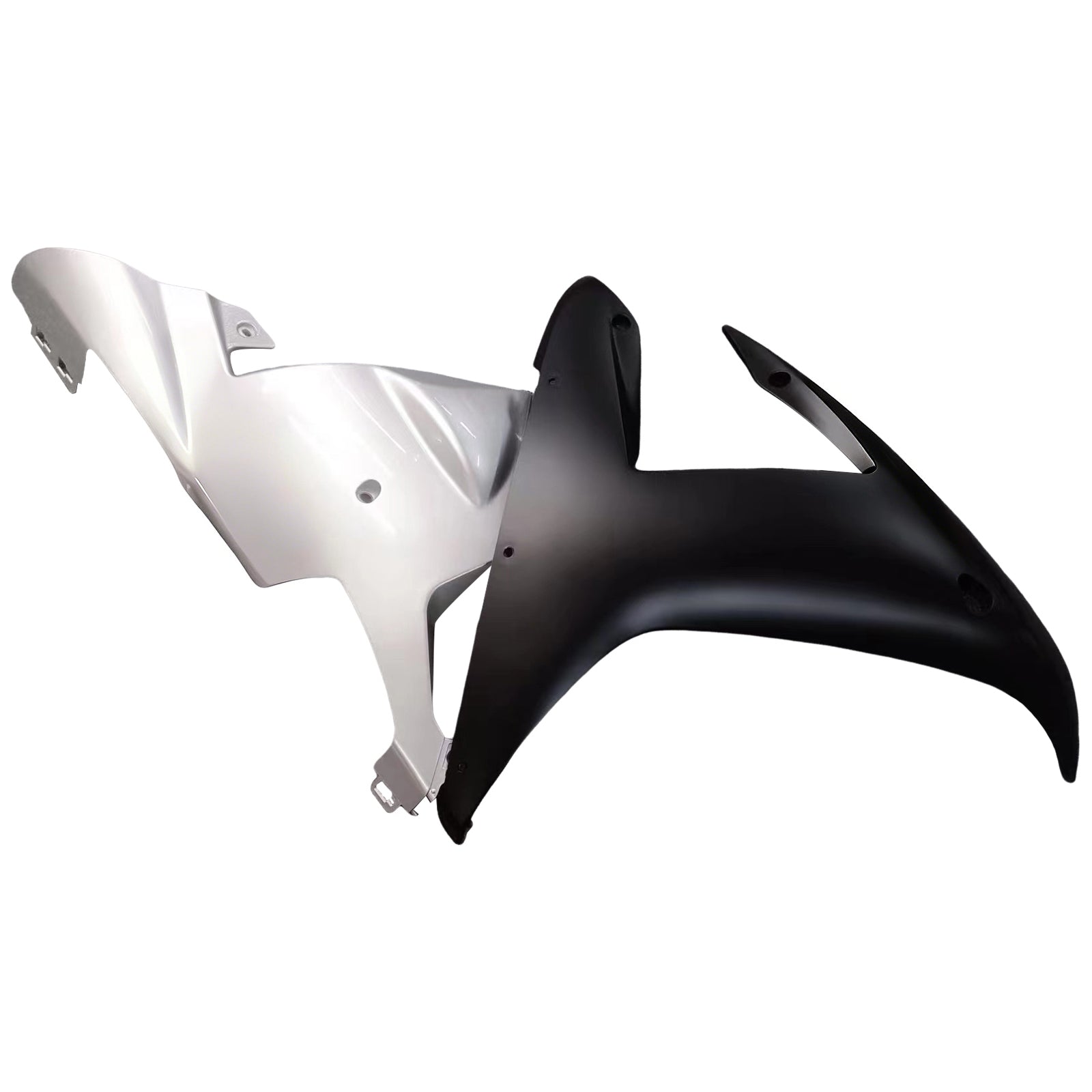 2002-2003 Yamaha YZF-R1 Silver Black Racing Fairings Generic
