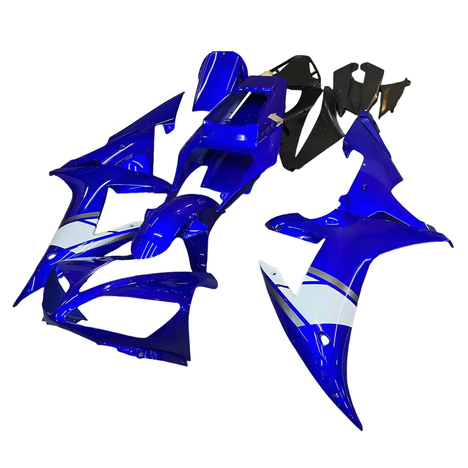 2002-2003 Yamaha YZF-R1 Super Blue Racing Fairings Generic