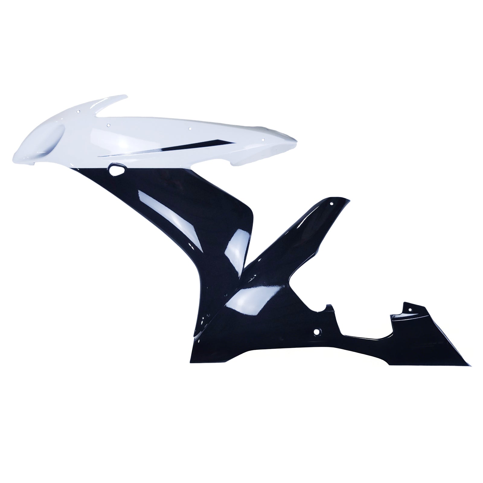 2004-2006 Yamaha YZF-R1 Black White Racing Fairings Generic