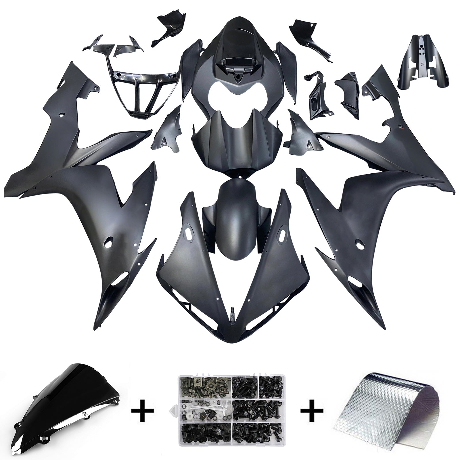 2004-2006 Yamaha YZF 1000 R1 Injection Fairing Kit Bodywork Plastic ABS #33