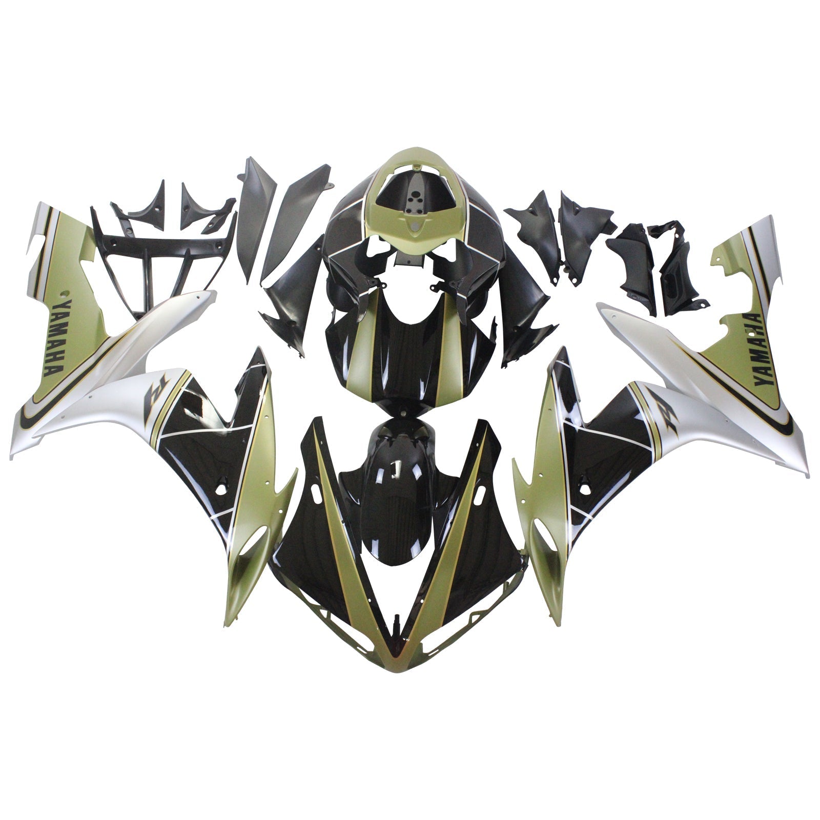 2004-2006 Yamaha YZF 1000 R1 Amotopart Injection Fairing Kit Bodywork Plastic ABS #141