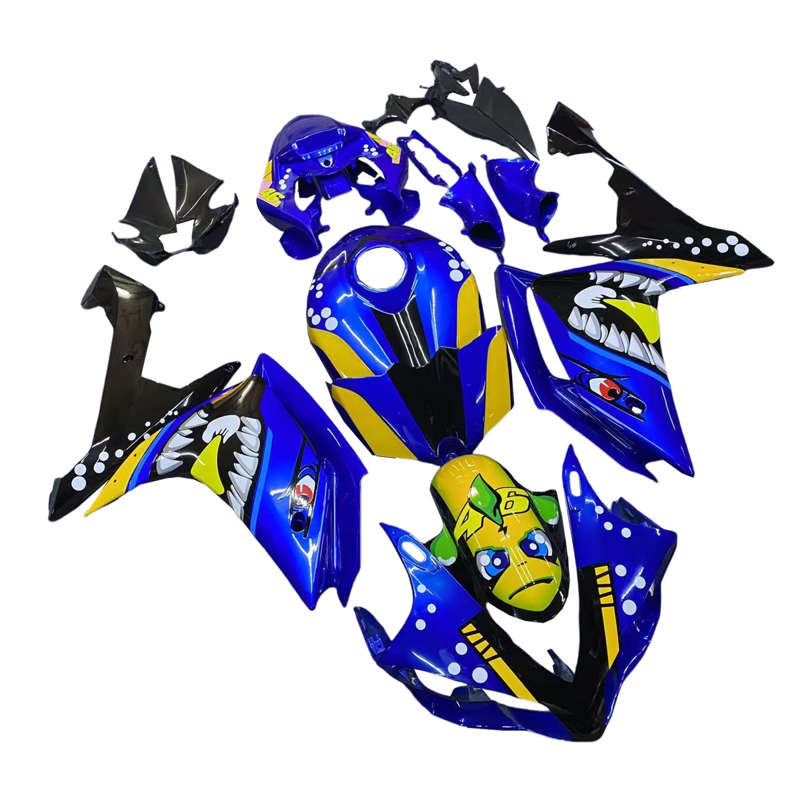 2007-2008 Yamaha YZF 1000 R1 Fairing Kit Bodywork Plastic ABS