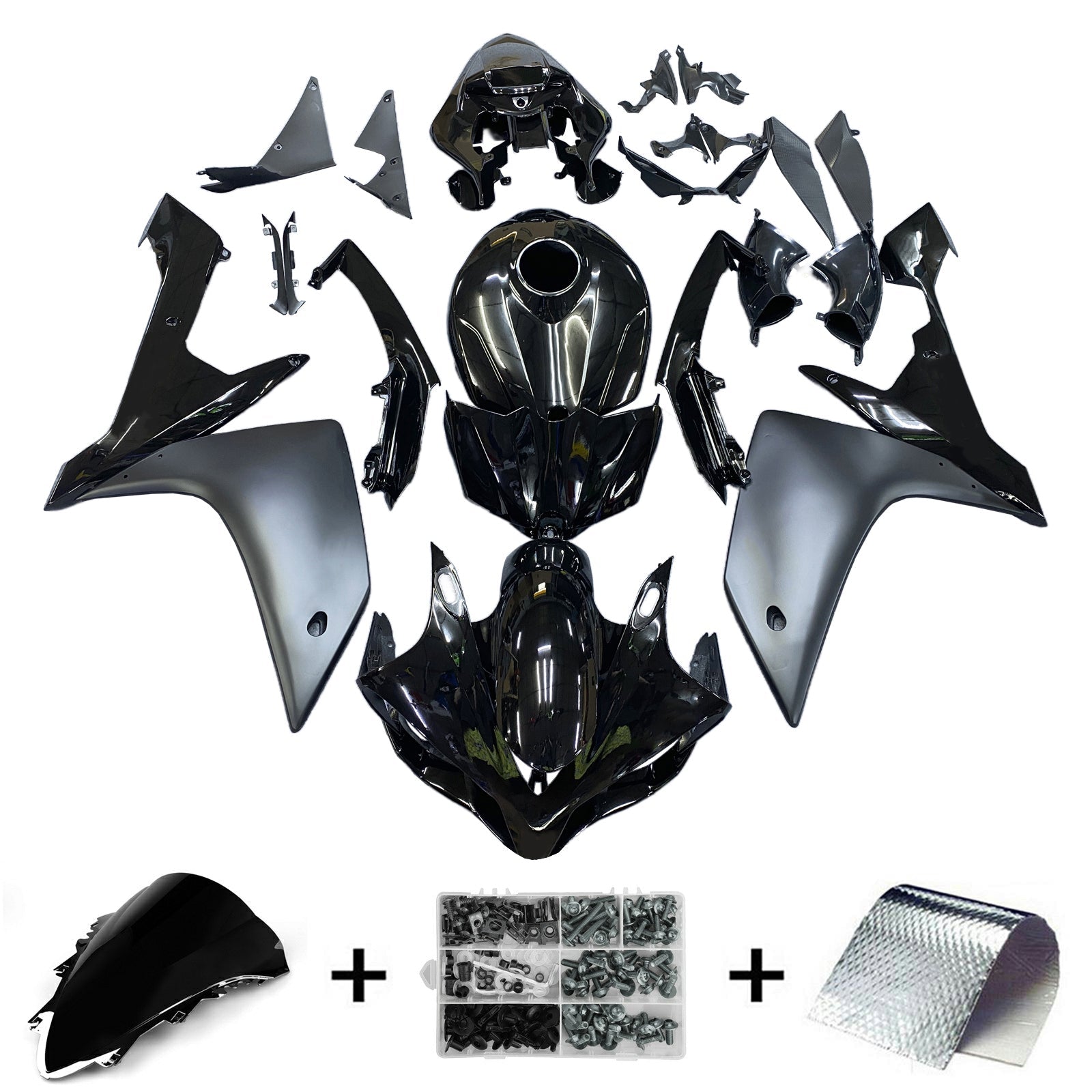 2007-2008 Yamaha YZF 1000 R1 Fairing Kit Bodywork Plastic ABS