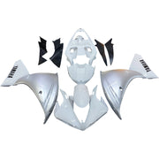 2009-20121 Yamaha YZF-R1 White Silver Racing Fairings Generic
