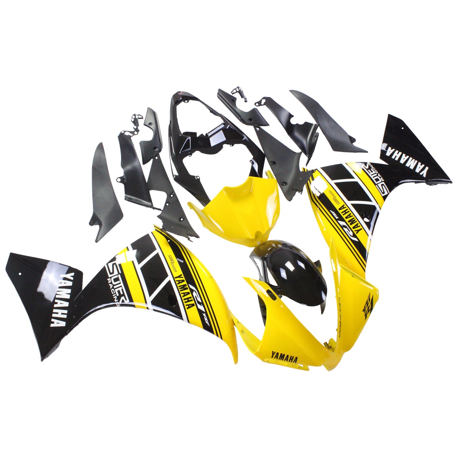 2012-2014 Yamaha YZF 1000 R1 Amotopart Injection Fairing Kit Bodywork Plastic ABS #140