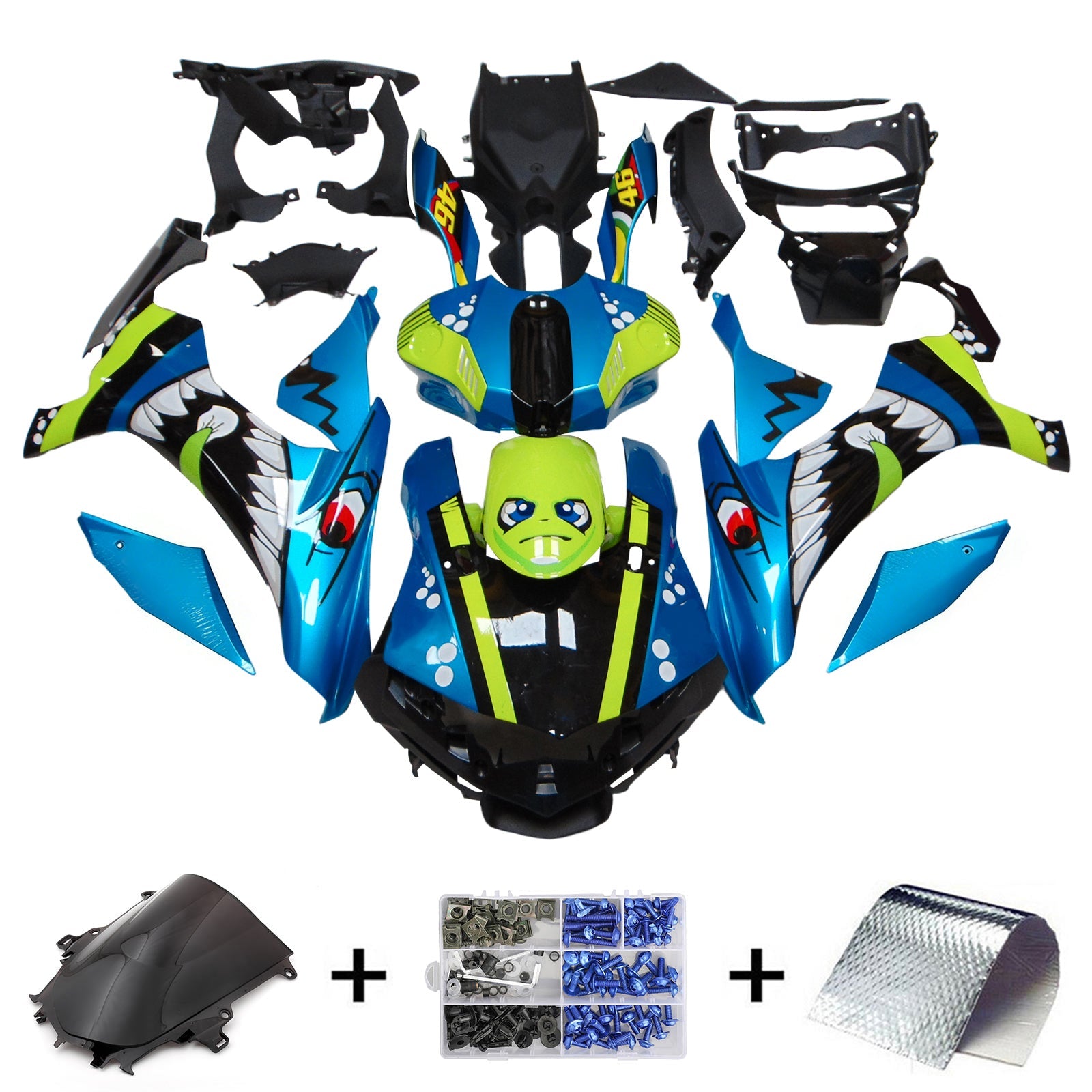 2015-2019 Yamaha YZF 1000 R1 Fairing Kit Generic