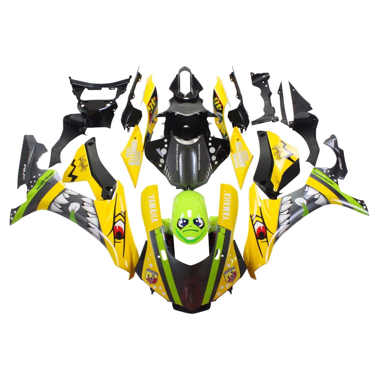 2015-2019 Yamaha YZF 1000 R1 Fairing Kit Generic