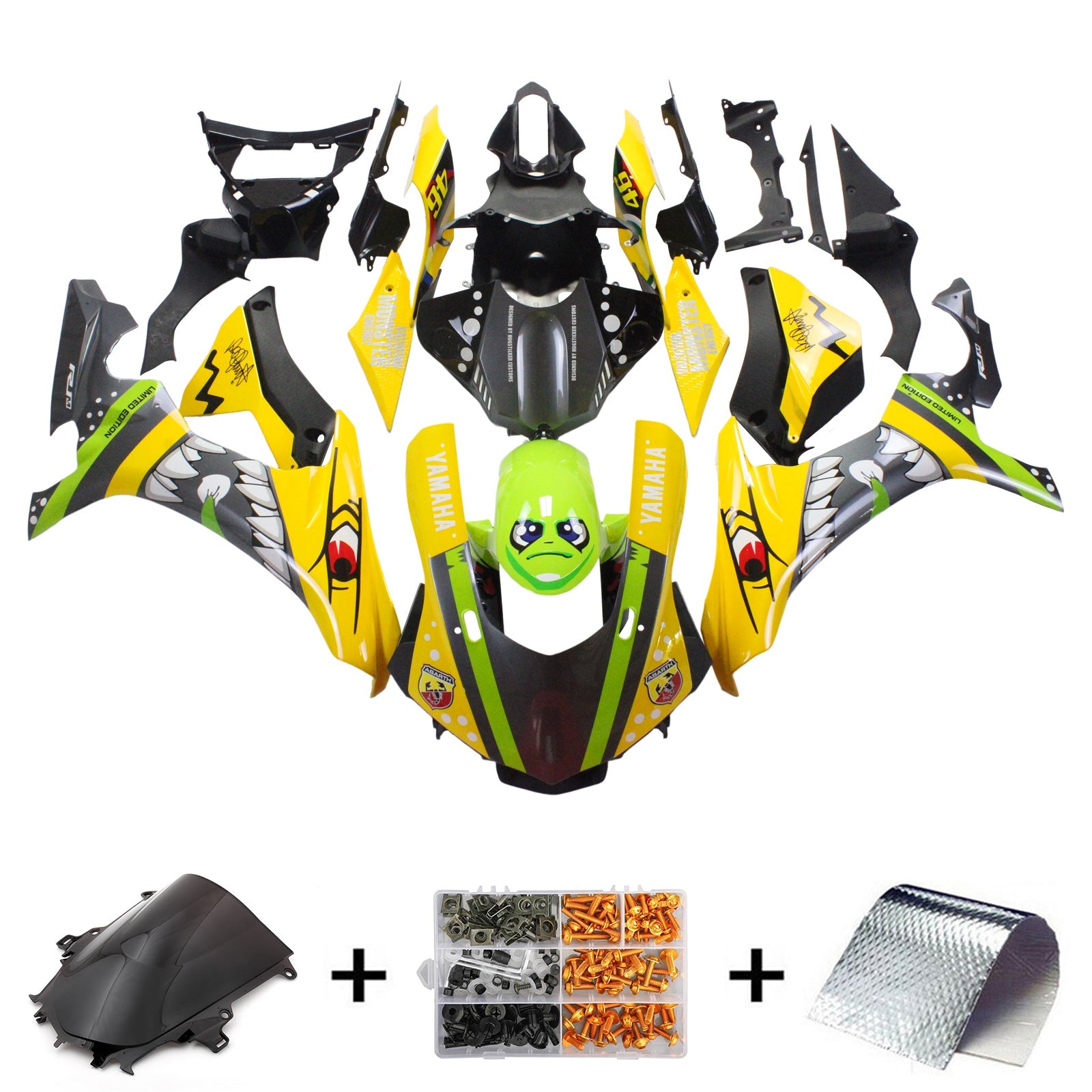 2015-2019 Yamaha YZF 1000 R1 Fairing Kit Generic