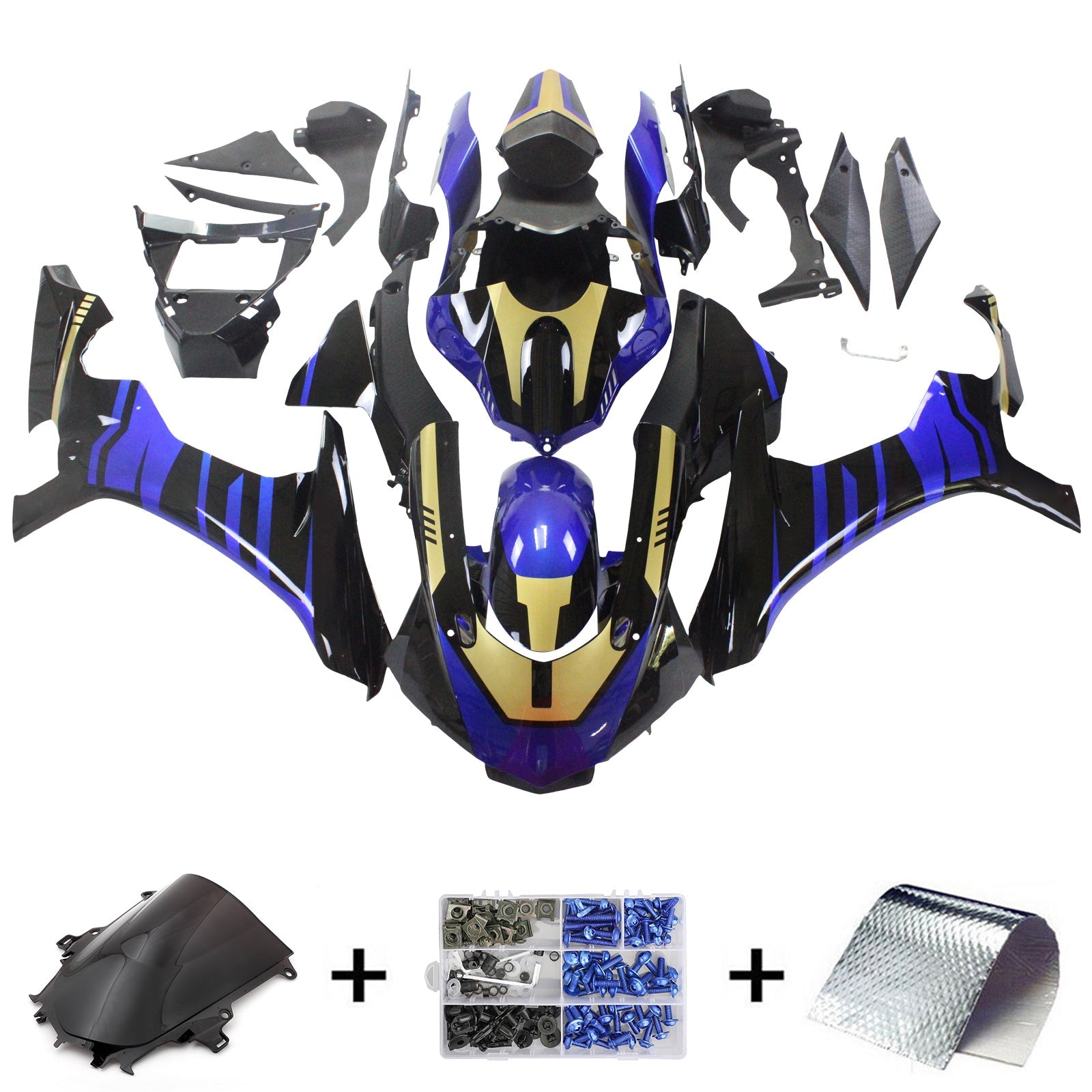 2015-2019 Yamaha YZF 1000 R1 Fairing Kit Bodywork Plastic ABS