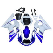1998-2002 Yamaha YZF-R6 White & Blue No.46 FIAT R6 Racing Amotopart Fairings Customs Fairing