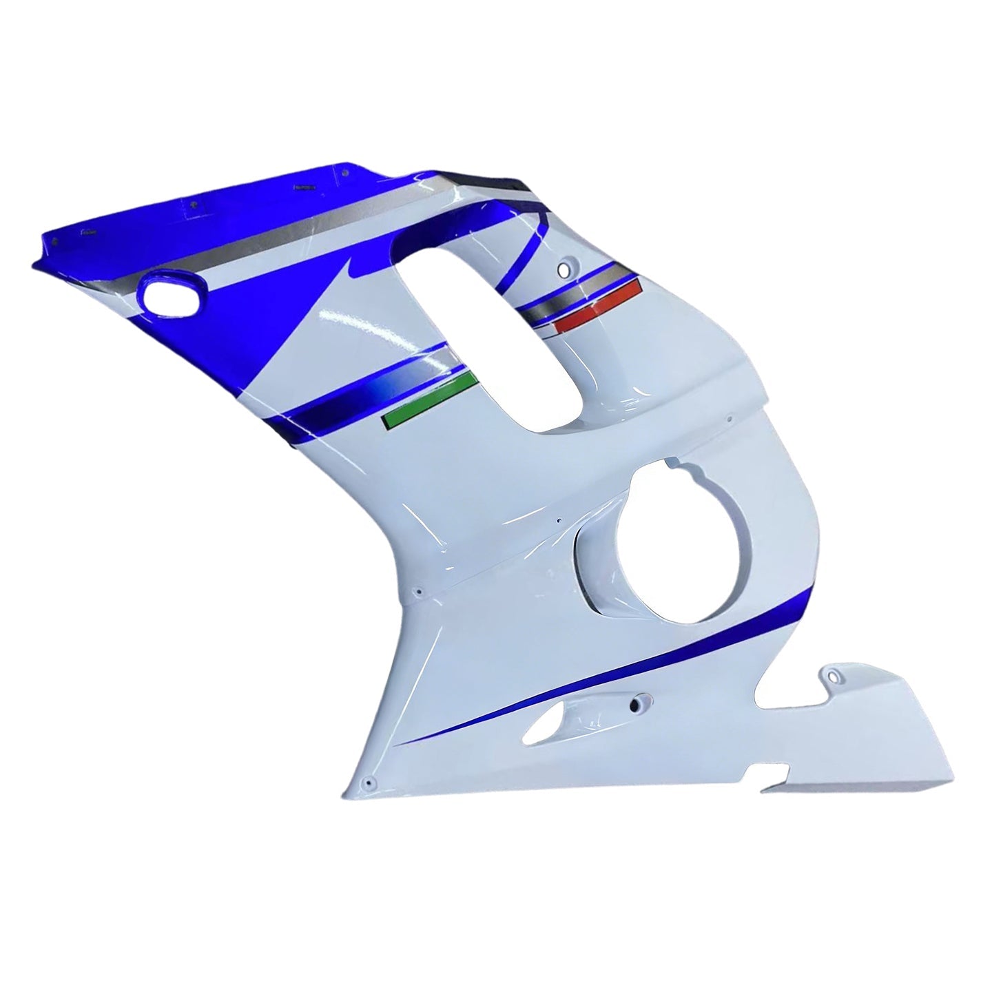 1998-2002 Yamaha YZF-R6 White & Blue No.46 FIAT R6 Racing Amotopart Fairings Customs Fairing