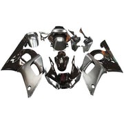 1998-2002 Yamaha YZF-R6 Contrast Black Racing Fairings Generic