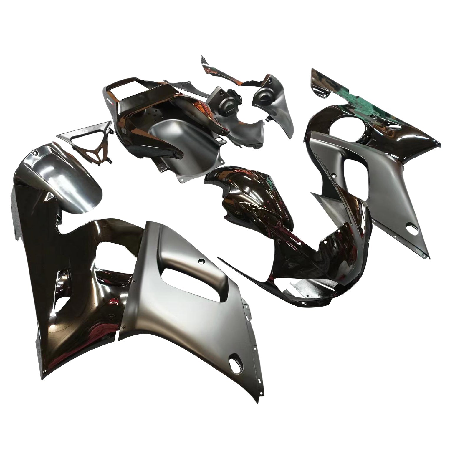 1998-2002 Yamaha YZF-R6 Contrast Black Racing Fairings Generic