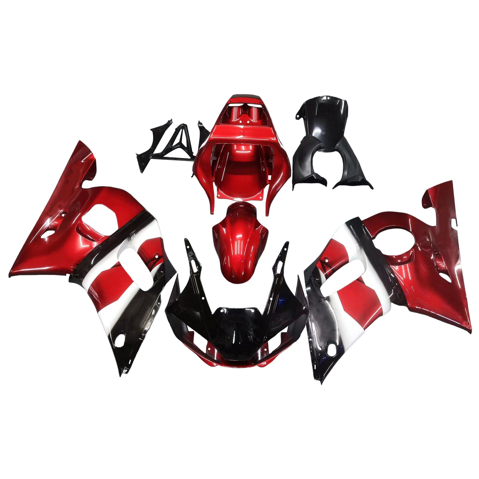 1998-2002 Yamaha YZF 600 R6 Injection Fairing Kit Bodywork Plastic ABS #102