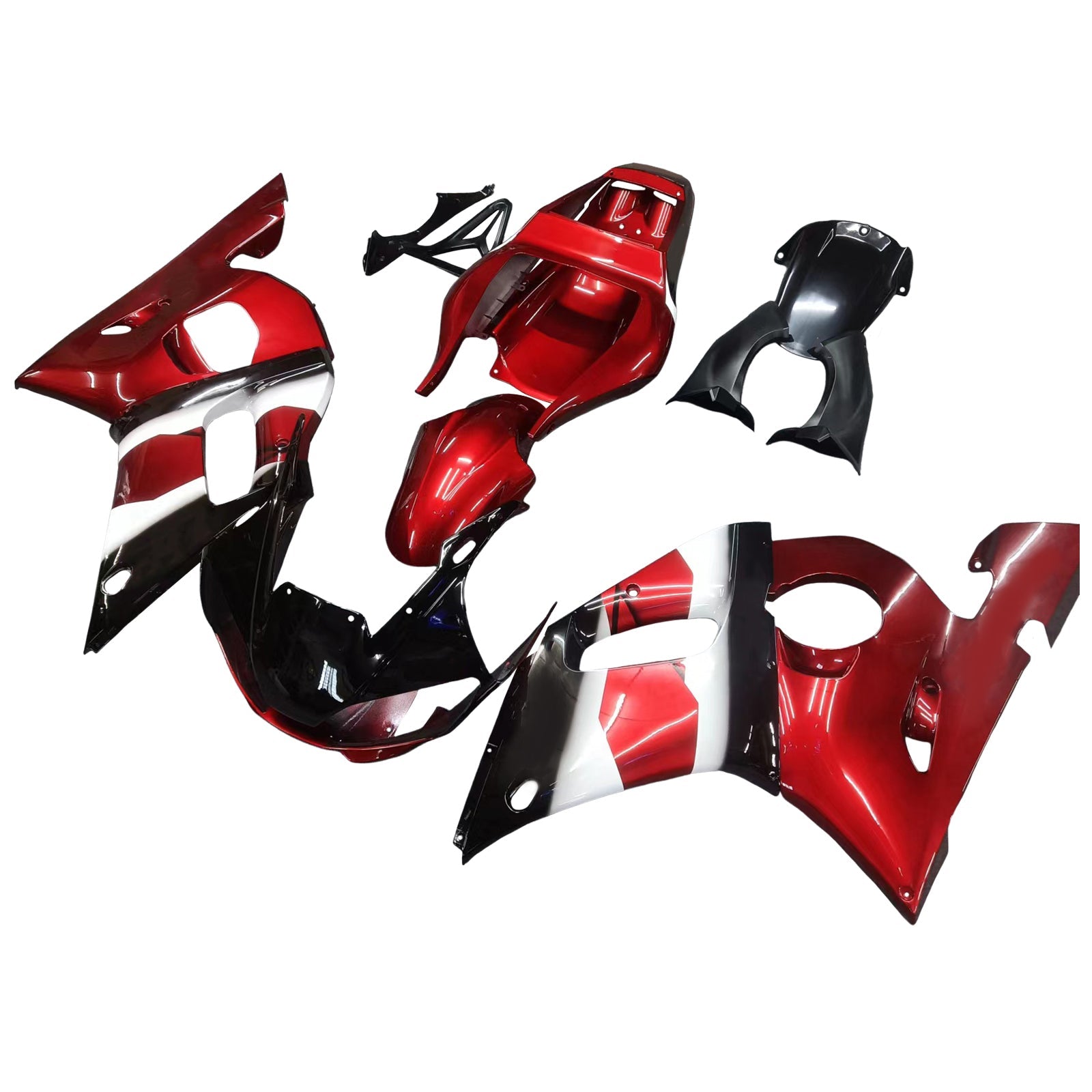 1998-2002 Yamaha YZF 600 R6 Injection Fairing Kit Bodywork Plastic ABS #102