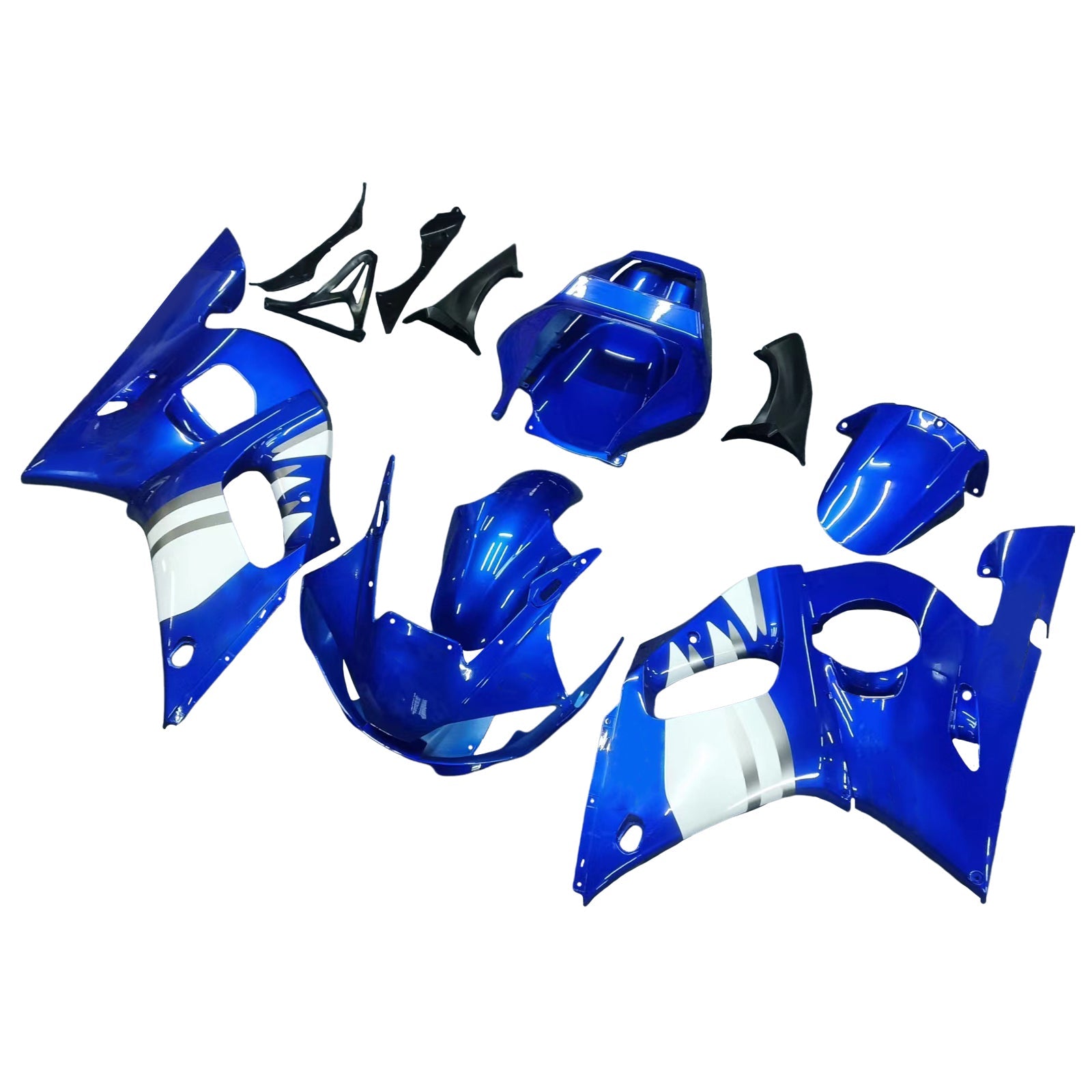 1998-2002 Yamaha YZF 600 R6 Injection Fairing Kit Bodywork Plastic ABS #107