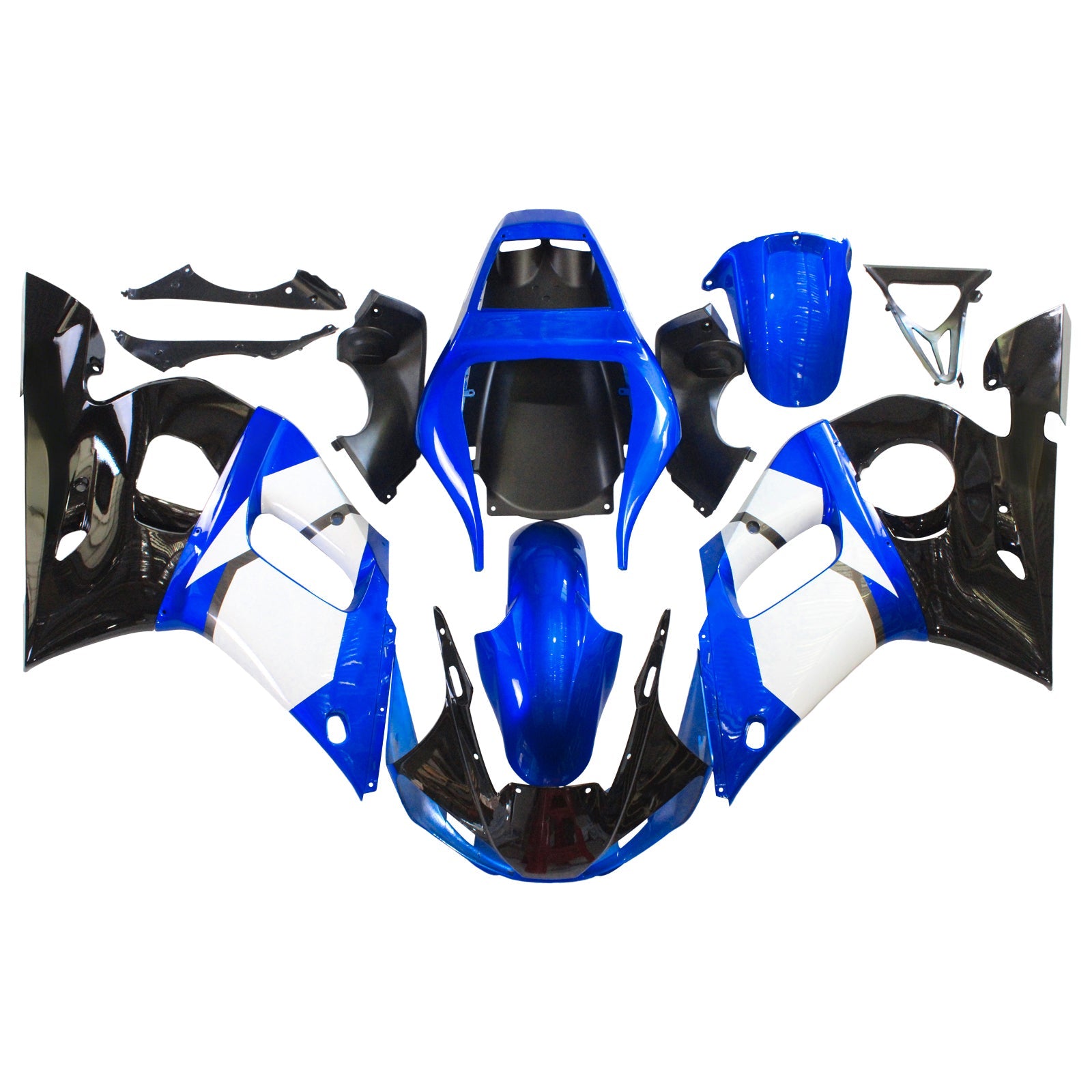 1998-2002 Yamaha YZF 600 R6 Injection Fairing Kit Bodywork Plastic ABS #126