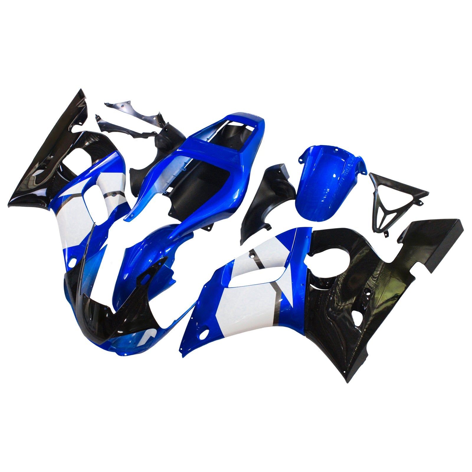 1998-2002 Yamaha YZF 600 R6 Injection Fairing Kit Bodywork Plastic ABS #126