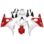 2003-2004 Yamaha R6 & 2006-2009 YZF R6S Fairing Red Mix White Kit