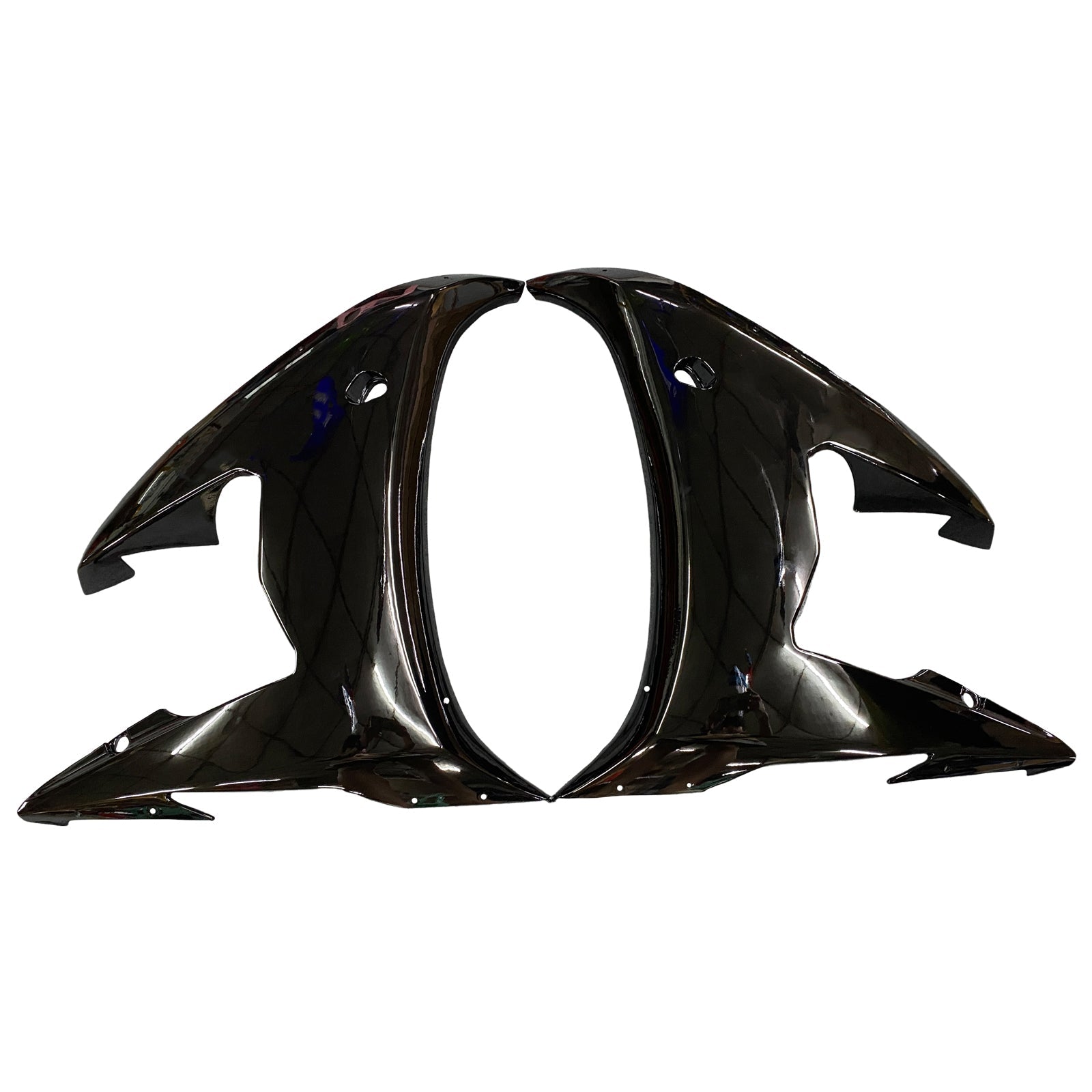 2003-2004 Yamaha YZF-R6 Black Racing Fairings Generic