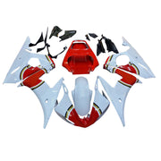 2003-2004 Yamaha R6 & 2006-2009 YZF R6S Fairing Red&White Color Kit
