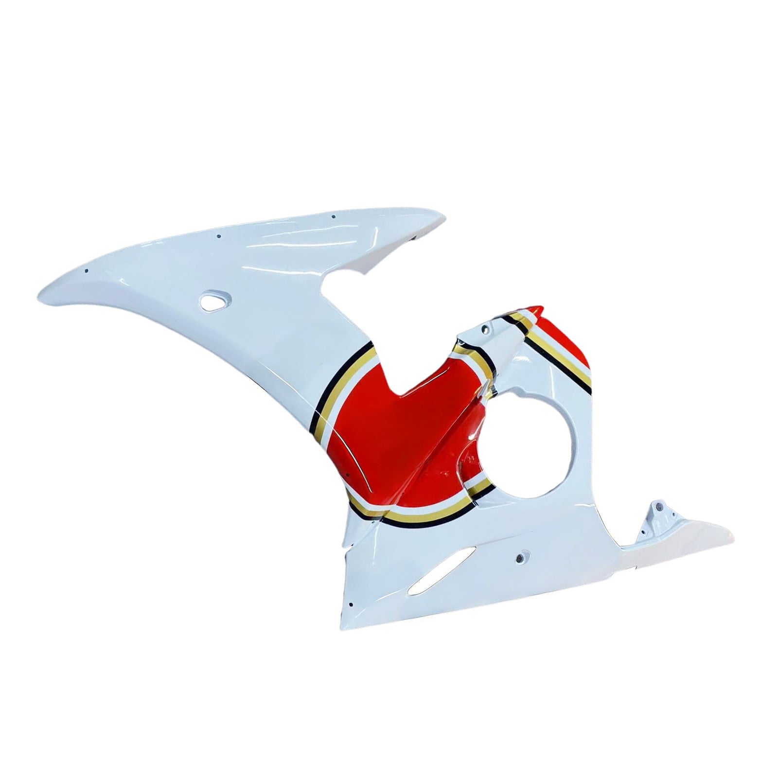 2003-2004 Yamaha R6 & 2006-2009 YZF R6S Fairing Red&White Color Kit