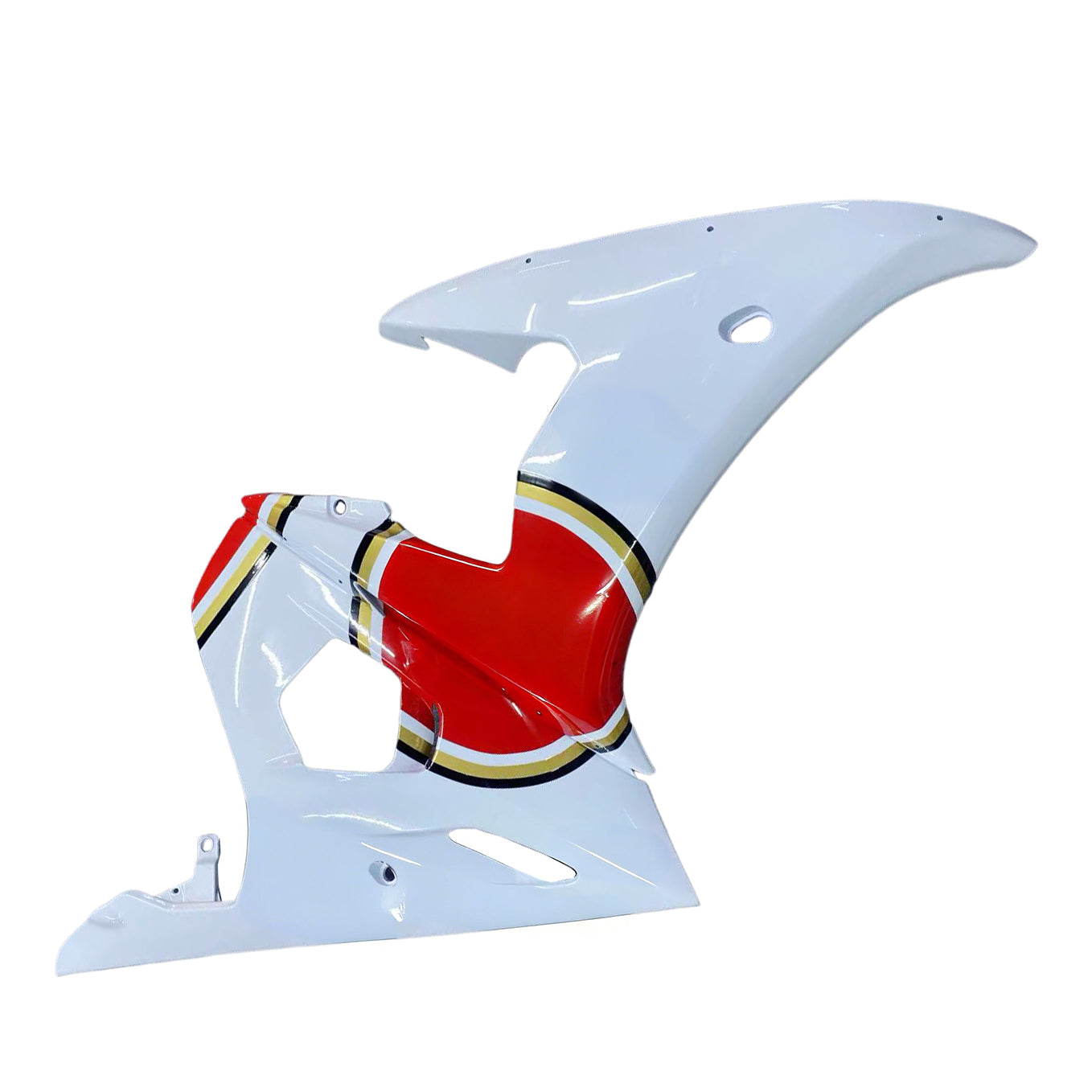 2003-2004 Yamaha R6 & 2006-2009 YZF R6S Fairing Red&White Color Kit