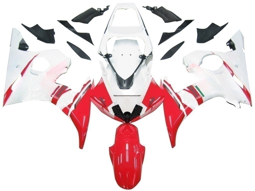 2003-2004 Yamaha R6 & 2006-2009 YZF R6S White Multi Color Fairing Kit
