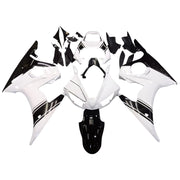 2003-2004 Yamaha R6 & 2006-2009 YZF R6S Fairing White&Black Color Kit