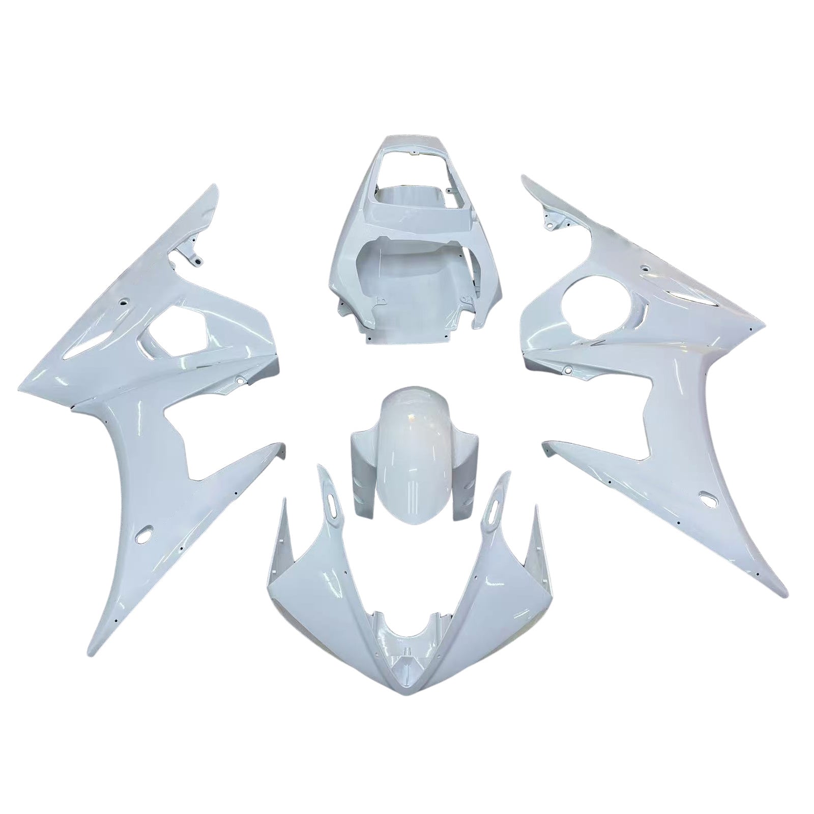 2003-2004 Yamaha YZF 600 R6 2006-2009 R6S Amotopart Injection Fairing Kit Bodywork Plastic ABS #103