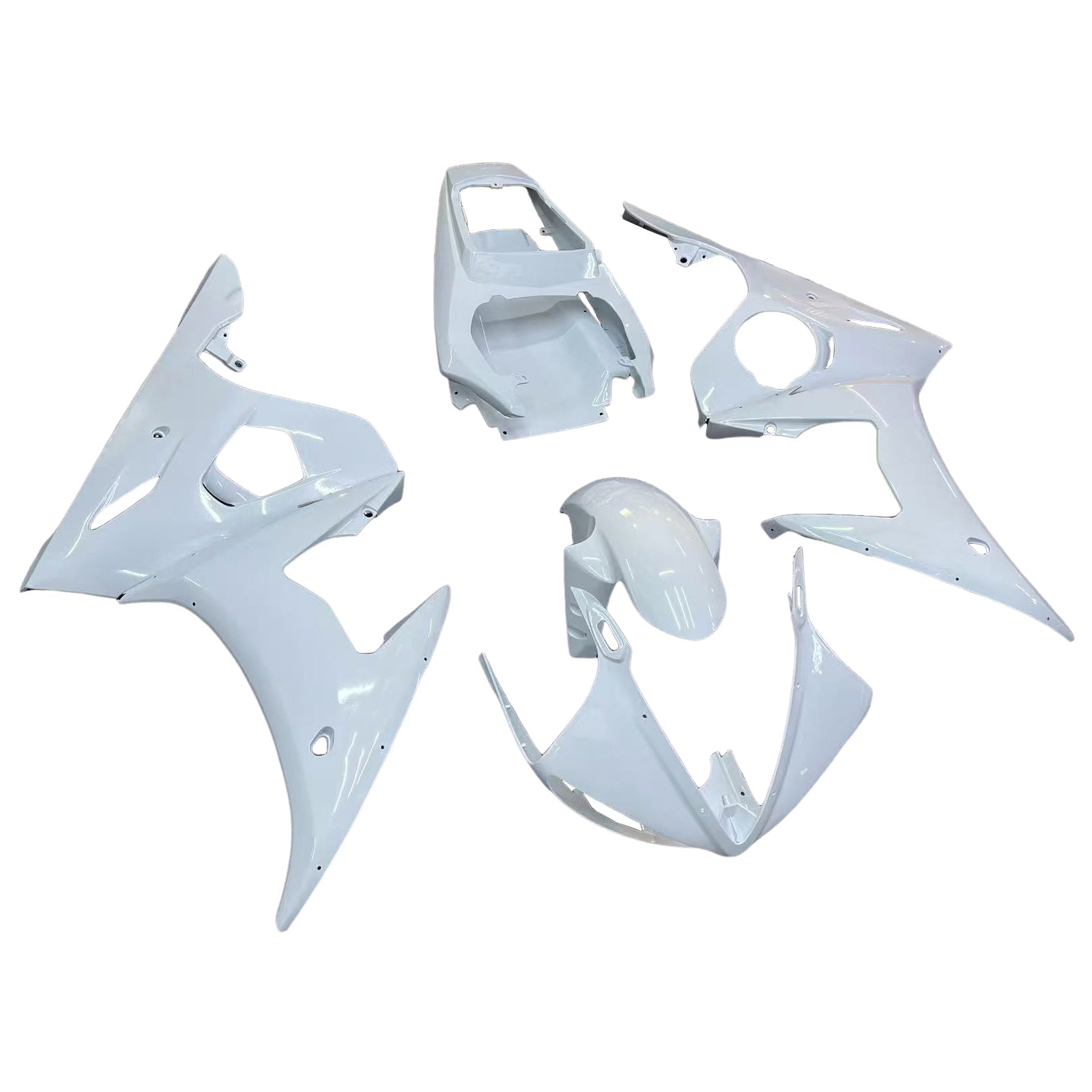 2003-2004 Yamaha YZF 600 R6 2006-2009 R6S Amotopart Injection Fairing Kit Bodywork Plastic ABS #103