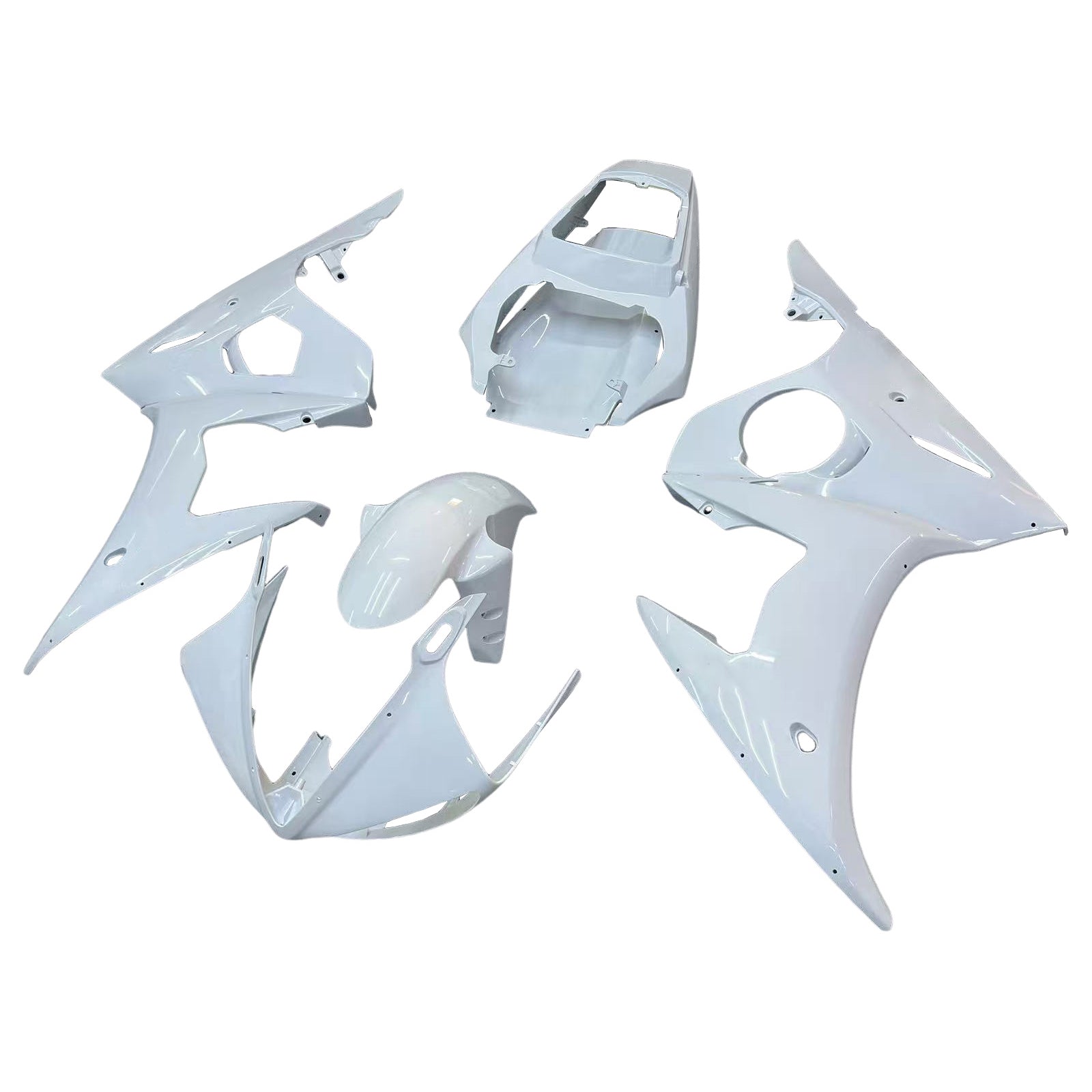2003-2004 Yamaha YZF 600 R6 2006-2009 R6S Amotopart Injection Fairing Kit Bodywork Plastic ABS #103