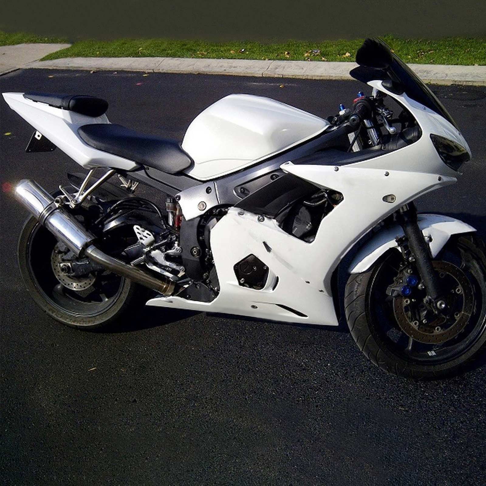 2003-2004 Yamaha YZF 600 R6 2006-2009 R6S Amotopart Injection Fairing Kit Bodywork Plastic ABS #103