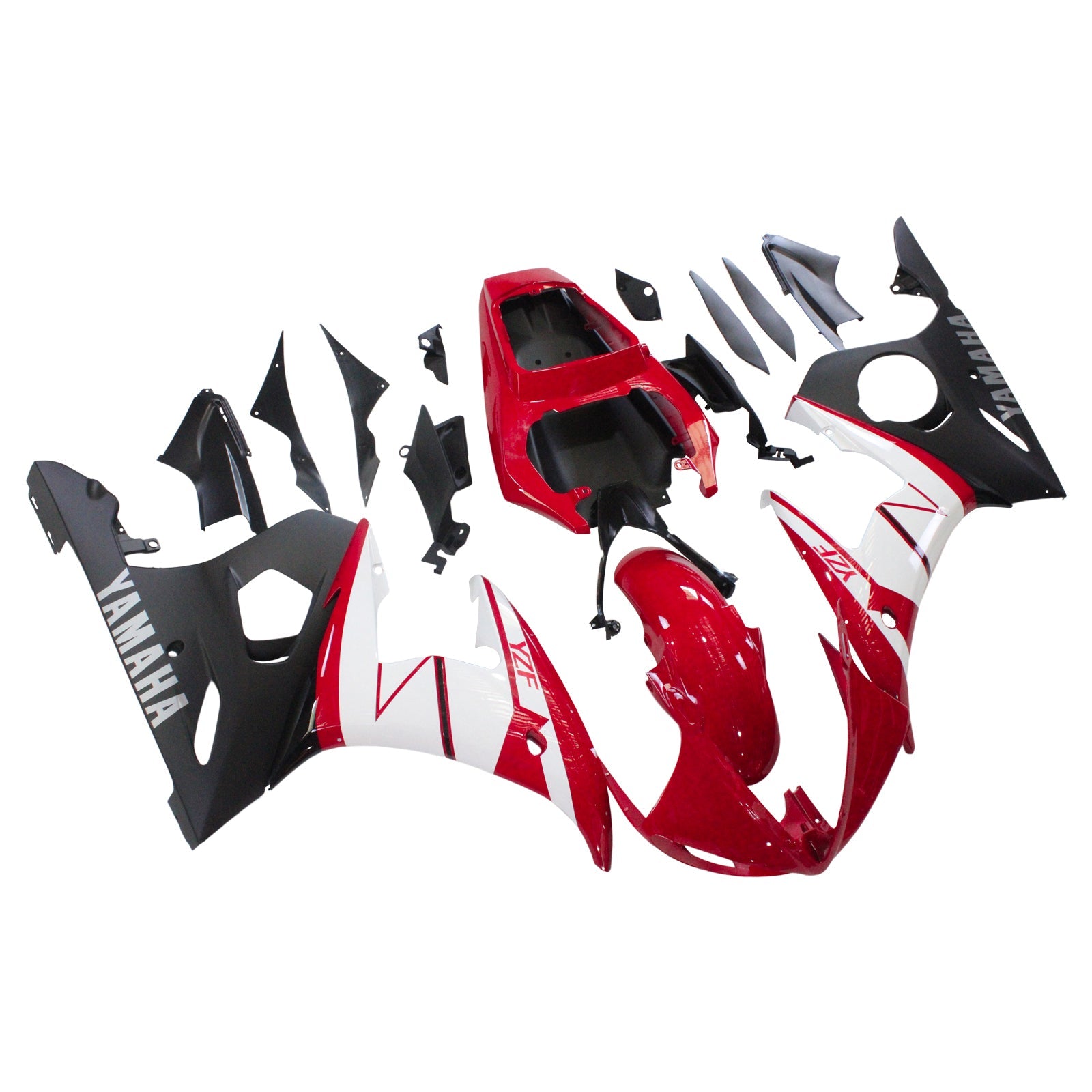 2003-2004 Yamaha YZF 600 R6 2006-2009 R6S Amotopart Injection Fairing Kit Bodywork Plastic ABS #139