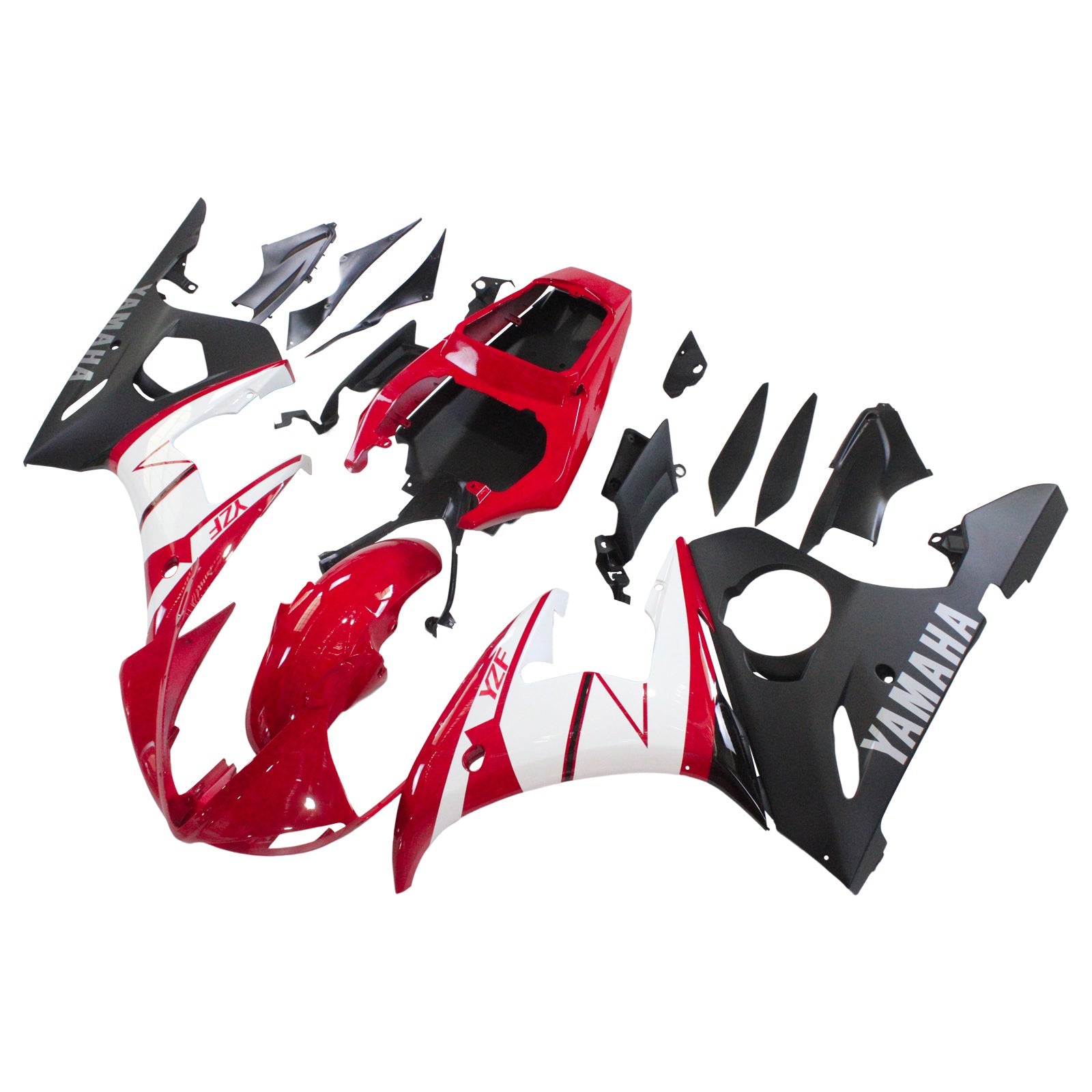 2003-2004 Yamaha YZF 600 R6 2006-2009 R6S Amotopart Injection Fairing Kit Bodywork Plastic ABS #139