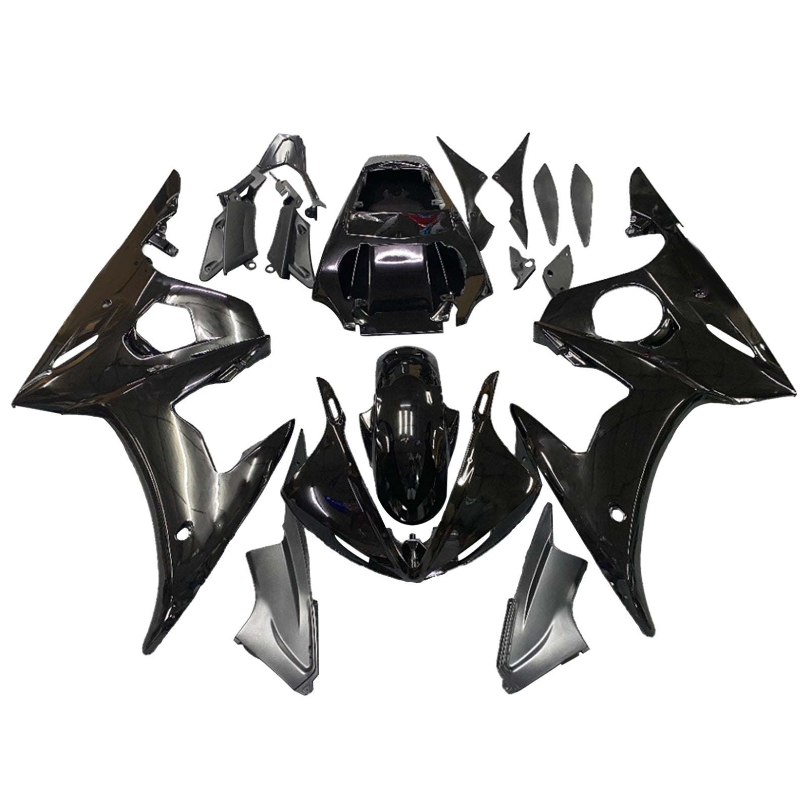 2003-2004 Yamaha YZF 600 R6 2006-2009 R6S Amotopart Injection Fairing Kit Bodywork Plastic ABS #140