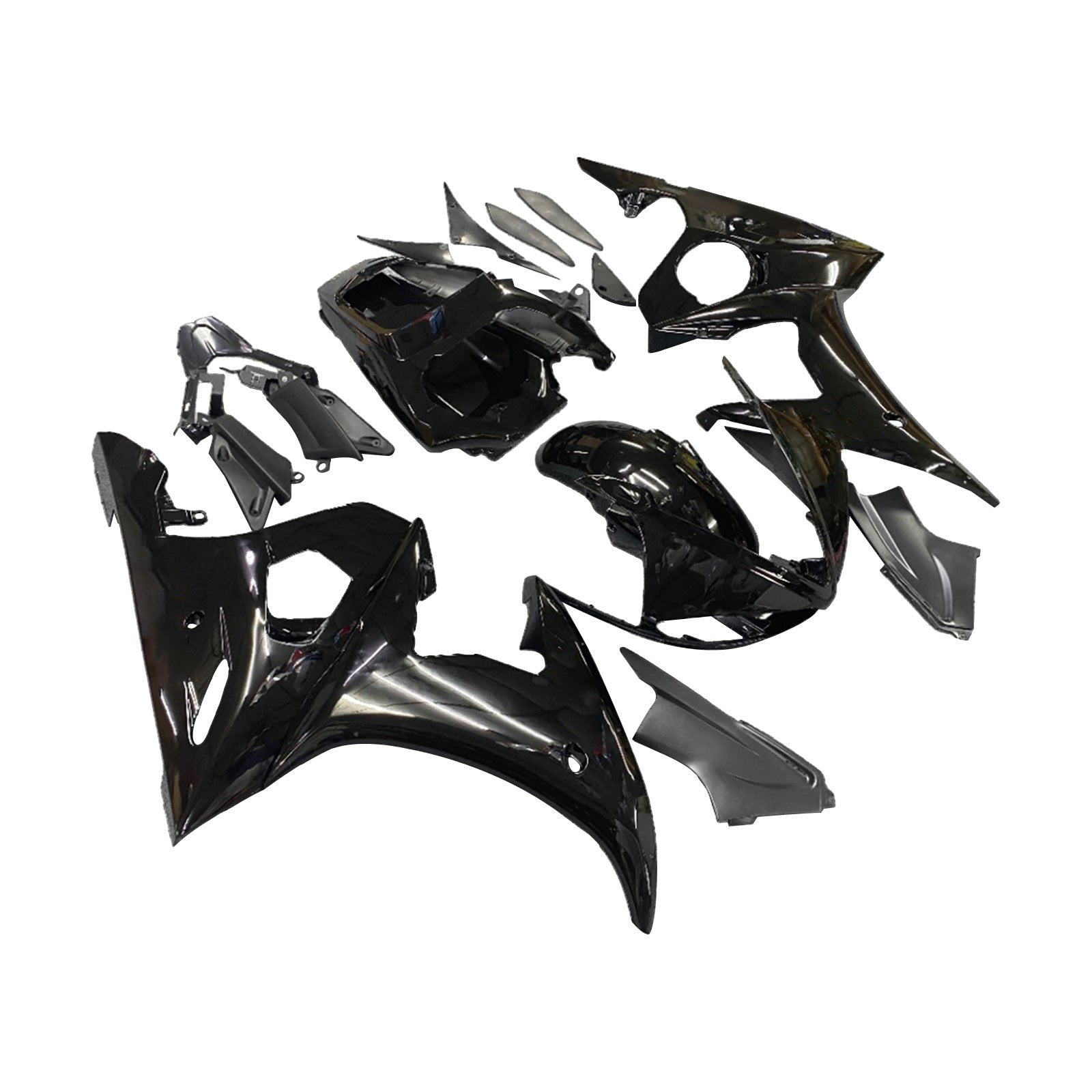 2003-2004 Yamaha YZF 600 R6 2006-2009 R6S Amotopart Injection Fairing Kit Bodywork Plastic ABS #140