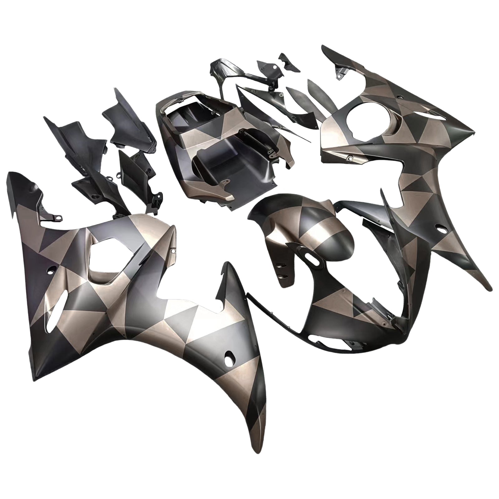 2003-2004 Yamaha YZF 600 R6 2006-2009 R6S Amotopart Injection Fairing Kit Bodywork Plastic ABS #144