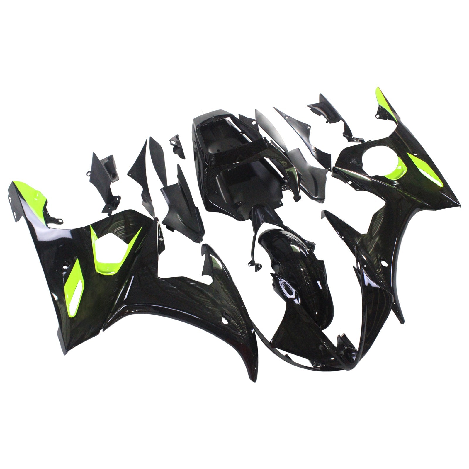 2003-2004 Yamaha YZF 600 R6 2006-2009 R6S Amotopart Injection Fairing Kit Bodywork Plastic ABS #149