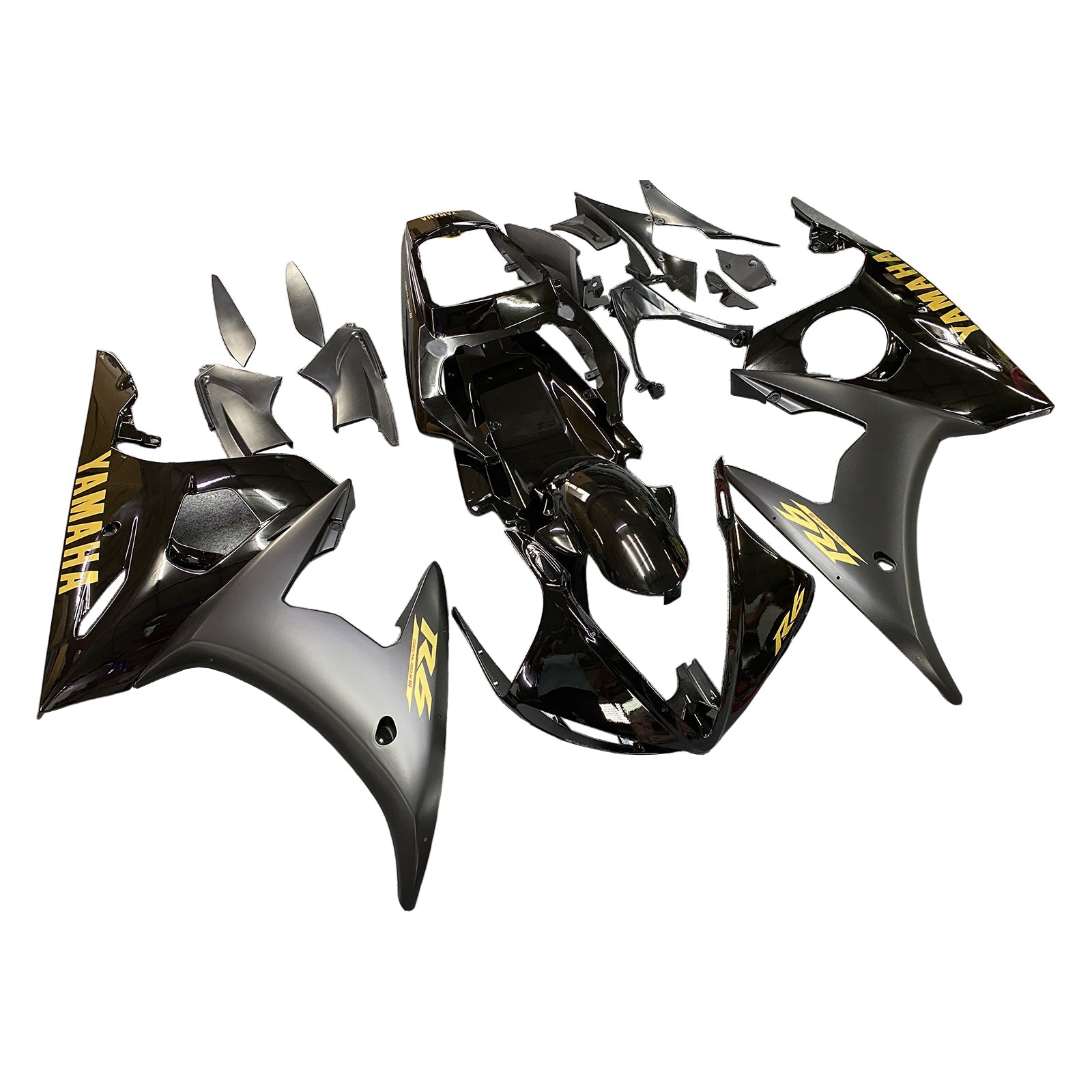 2005 Yamaha YZF 600 R6 Amotopart Injection Fairing Kit Bodywork Plastic ABS #111